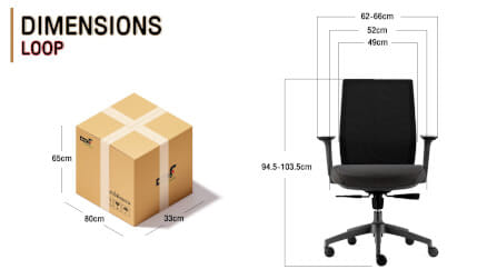 เก้าอี้สำนักงาน DF PROCHAIR รุ่น Loop สีเขียว_4